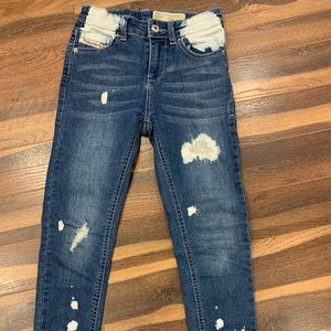 Girls Diesel Stretch Jeans -Size 10